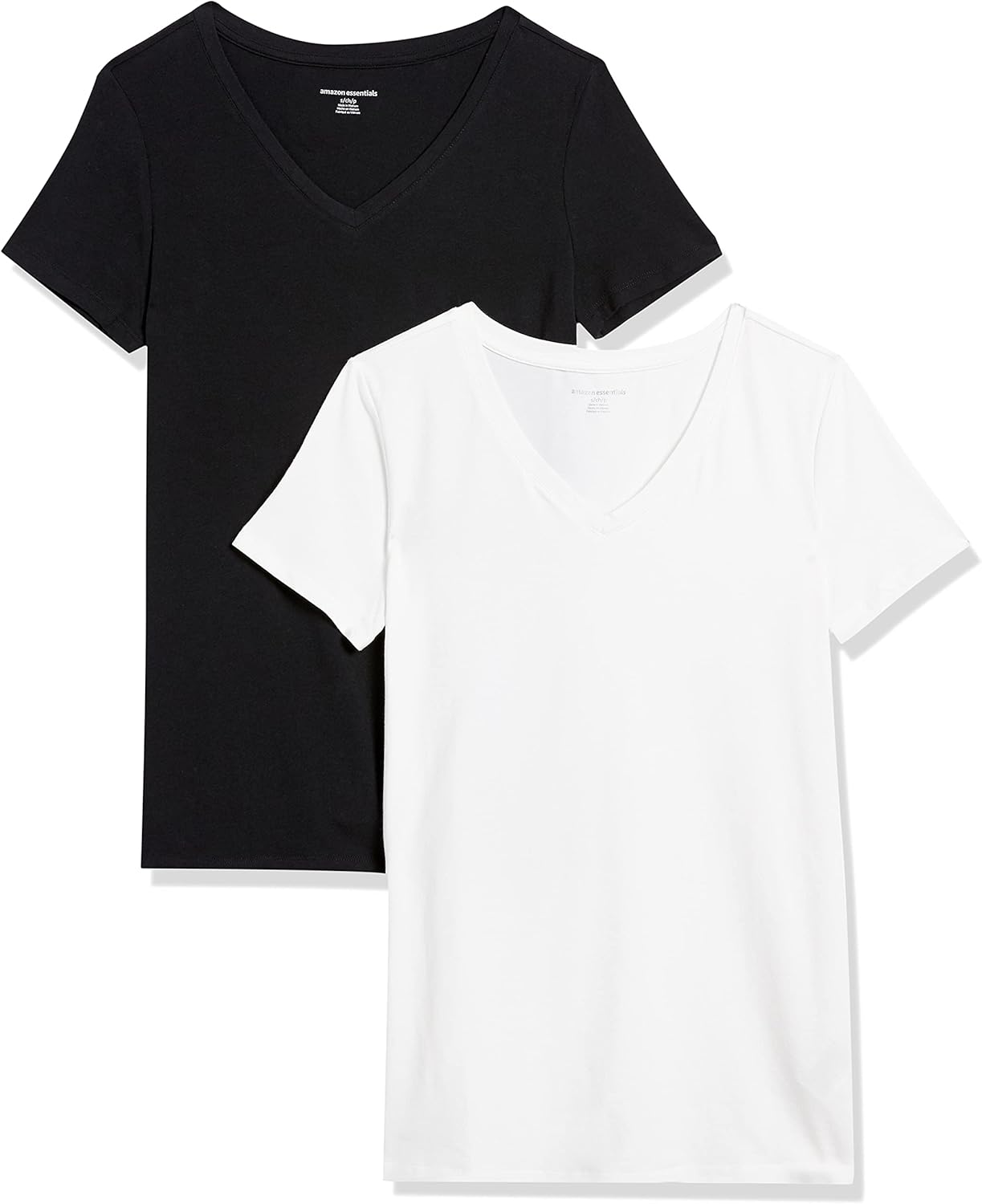 Amazon Essentials classic-fit short-sleeve v-neck t-shirt